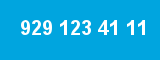 929 123 41 11